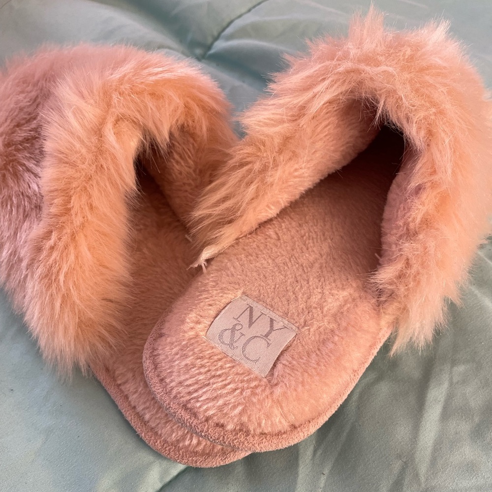 Faux Fur Slippers